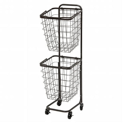 ランドリーラック 2段 KR-3972 KR-3970 6色 34.5cm×108cm