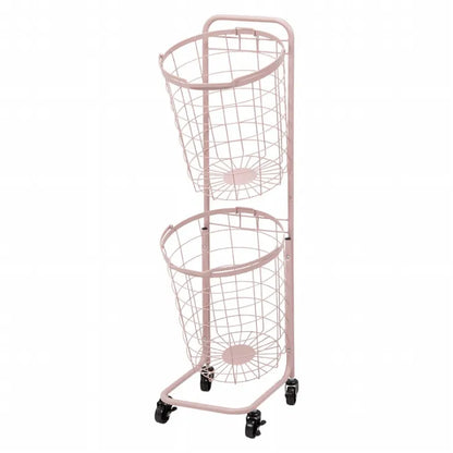 ランドリーラック 2段 KR-3972 KR-3970 6色 34.5cm×108cm