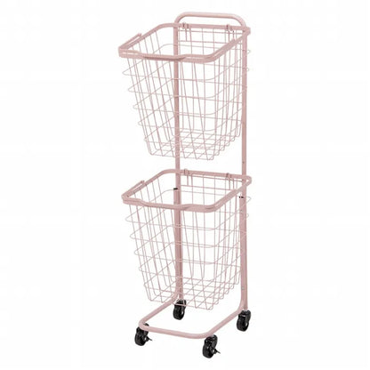ランドリーラック 2段 KR-3972 KR-3970 6色 34.5cm×108cm