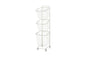 3段ランドリーラック KR-3973 KR-3971 幅34.5cm 奥行39cm 高さ124cm