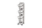 3段ランドリーラック KR-3973 KR-3971 幅34.5cm 奥行39cm 高さ124cm