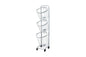 3段ランドリーラック KR-3973 KR-3971 幅34.5cm 奥行39cm 高さ124cm