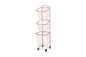3段ランドリーラック KR-3973 KR-3971 幅34.5cm 奥行39cm 高さ124cm