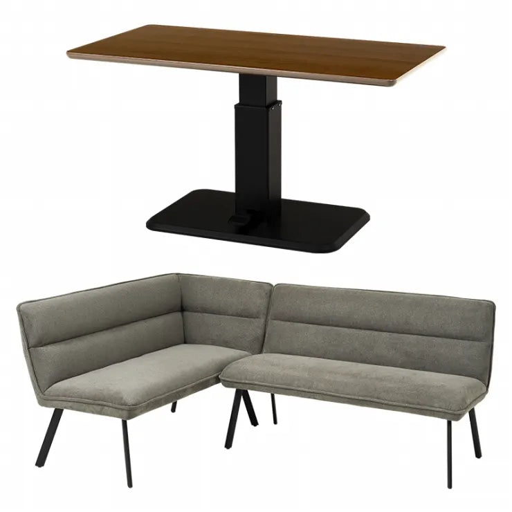 Table pliante MT-6866 Largeur 105 cm Profondeur 55 cm Hauteur 32 (7) cm Table centrale pliante Table en bois marron naturel Fer massif Table de café rétro Table en bois Moderne Scandinave Élégant Mignon Industriel