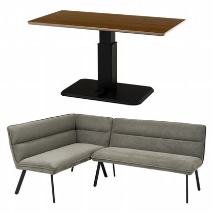 Table pliante MT-6866 Largeur 105 cm Profondeur 55 cm Hauteur 32 (7) cm Table centrale pliante Table en bois marron naturel Fer massif Table de café rétro Table en bois Moderne Scandinave Élégant Mignon Industriel