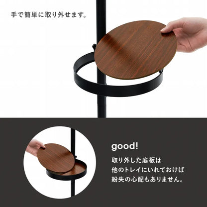 突っ張り棒＆パーツ 5点セット 丸型 KTR-3113 幅43cm 奥行き43cm 高さ187～264cm