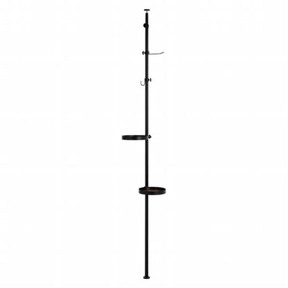 突っ張り棒＆パーツ 5点セット 丸型 KTR-3113 幅43cm 奥行き43cm 高さ187～264cm