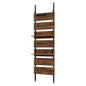 Tension wall rack KTR-3147 Width 60cm Depth 21.5cm Height 200-265cm 7 shelves 2 shelves included Height adjustable Rack Stylish Slim Wall storage Open rack Wall shelf Tension shelf Partition Slim wall Storage shelf Storage rack