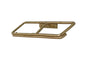 Porte-papier hygiénique Axis AXCIS en laiton HS3497 HS3499, 1 rangée, 2 rangées, simple, double, couvercle, en laiton, bricolage, amélioration de l'habitat, rénovation, laiton doré, rangement pour toilettes, fin, compact, luxe