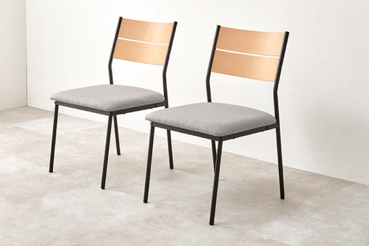 ダイニングチェア 2脚セット LC-3205-2S 幅47cm 奥行き53cm 高さ79cm 座面高さ43cm