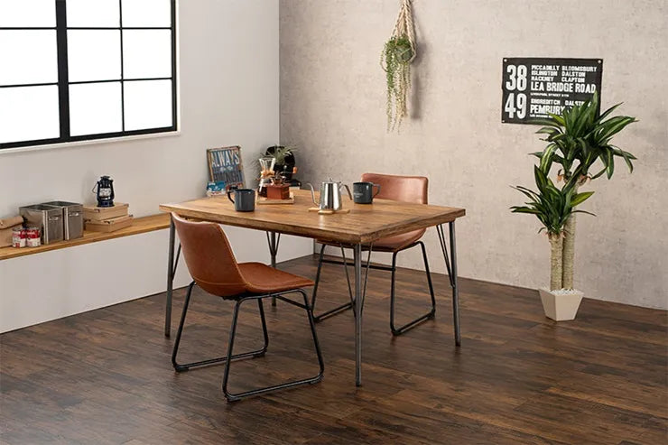 ダイニングチェア2脚セット LC-4235-2 Bタイプ 幅49cm 奥行き53cm 高さ79cm 座面高さ48cm
