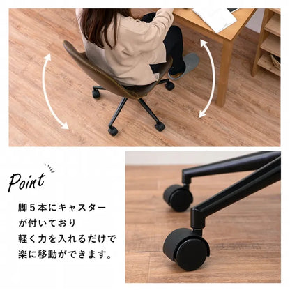 キャスター付き昇降チェア LC-4497 LC-4498 幅55cm 奥行き56cm 高さ78～91cm 座面高さ42～55cm