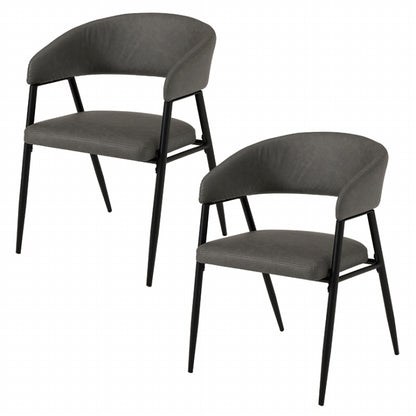 ダイニングチェア 2脚セット LC-4812-2-2S 幅53.5cm 奥行き54cm 高さ74.5cm 座面高さ43.5cm