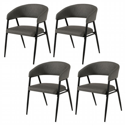 ダイニングチェア 4脚セット LC-4812-2-4S 幅53.5cm 奥行き54cm 高さ74.5cm 座面高さ43.5cm
