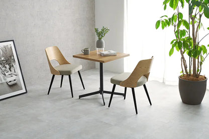 Folding leg table MT-6866 Width 105cm Depth 55cm Height 32(7)cm Folding center table Natural Brown Wooden table Solid Iron Retro Cafe table Wood table Modern Scandinavian Stylish Cute Industrial