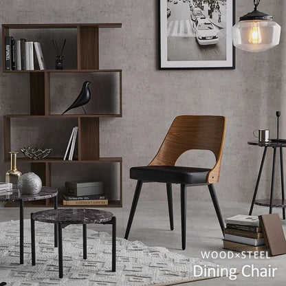 Folding leg table MT-6866 Width 105cm Depth 55cm Height 32(7)cm Folding center table Natural Brown Wooden table Solid Iron Retro Cafe table Wood table Modern Scandinavian Stylish Cute Industrial