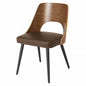 Folding leg table MT-6866 Width 105cm Depth 55cm Height 32(7)cm Folding center table Natural Brown Wooden table Solid Iron Retro Cafe table Wood table Modern Scandinavian Stylish Cute Industrial