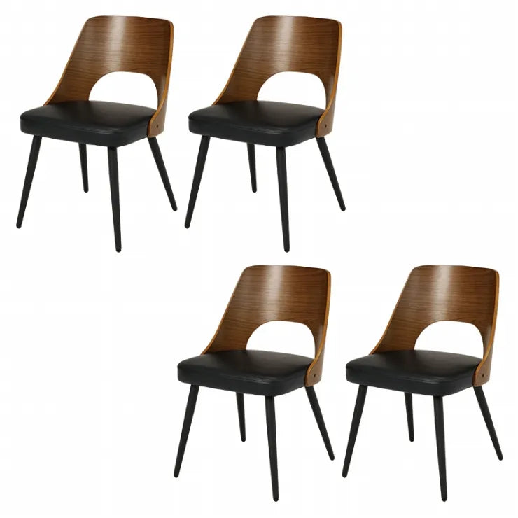 ダイニングチェア 4脚セット LC-4836-4S 幅48cm 奥行き53cm 高さ73cm 座面高さ43cm