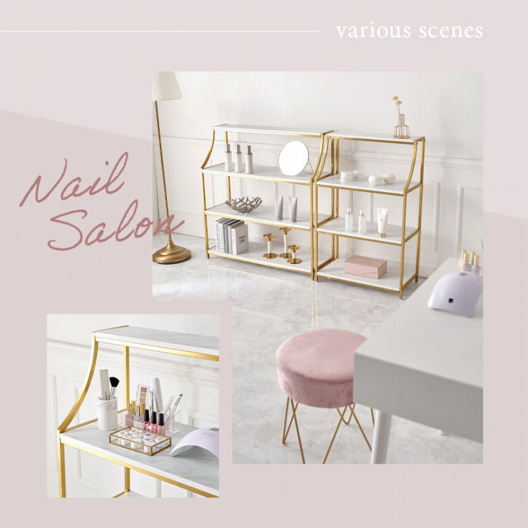 5-tier tension rack KTR-3156 Width 90cm Depth 24cm Height 187-264cm Height adjustable Rack Slim Wall storage Open rack Wall shelf Tension shelf Partition Ladder rack Slim wall Storage shelf Storage rack