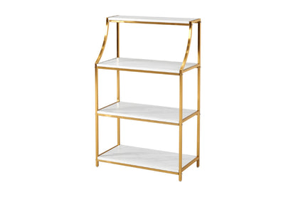 5-tier tension rack KTR-3156 Width 90cm Depth 24cm Height 187-264cm Height adjustable Rack Slim Wall storage Open rack Wall shelf Tension shelf Partition Ladder rack Slim wall Storage shelf Storage rack