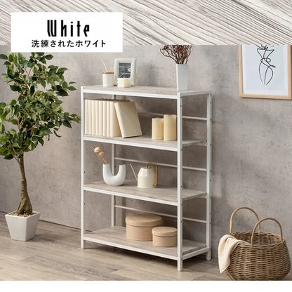 オープンラック LCC-4674 幅75cm 奥行き30cm 高さ102cm