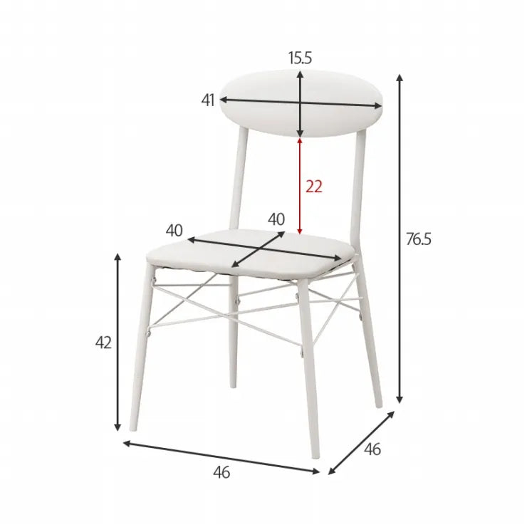 デスク＆チェア 2点セット LDC-4658 幅90cm 奥行き50cm 高さ72cm