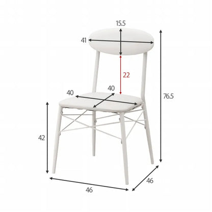 デスク＆チェア 2点セット LDC-4658 幅90cm 奥行き50cm 高さ72cm