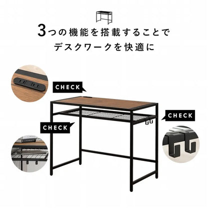 デスク＆チェア 2点セット LDC-4658 幅90cm 奥行き50cm 高さ72cm