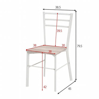 デスクチェア2点セット LDC-4697 幅80cm 奥行き45cm 高さ72cm