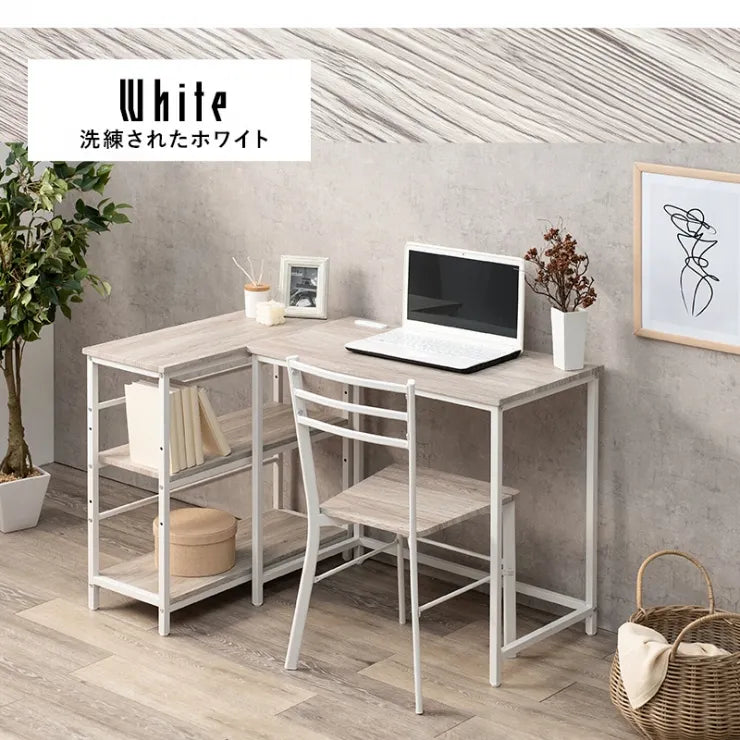 デスクチェア3点セット LDC-4697-3RS 幅80cm 奥行き45cm 高さ72cm