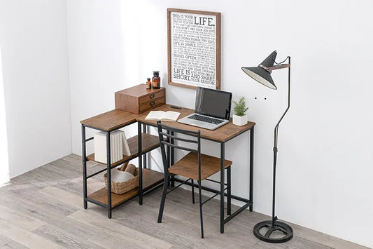 Folding leg table MT-6866 Width 105cm Depth 55cm Height 32(7)cm Folding center table Natural Brown Wooden table Solid Iron Retro Cafe table Wood table Modern Scandinavian Stylish Cute Industrial