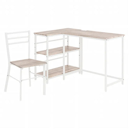 デスクチェア3点セット LDC-4697-3RS 幅80cm 奥行き45cm 高さ72cm