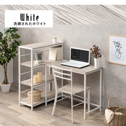 デスクチェア3点セット LDC-4697-4RS 幅80cm 奥行き45cm 高さ72cm