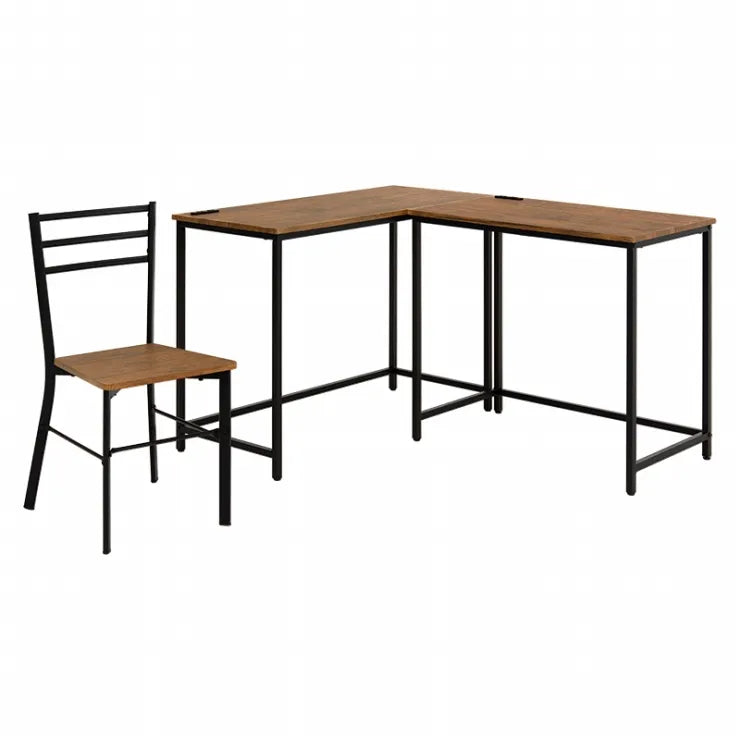 Table pliante MT-6866 Largeur 105 cm Profondeur 55 cm Hauteur 32 (7) cm Table centrale pliante Table en bois marron naturel Fer massif Table de café rétro Table en bois Moderne Scandinave Élégant Mignon Industriel