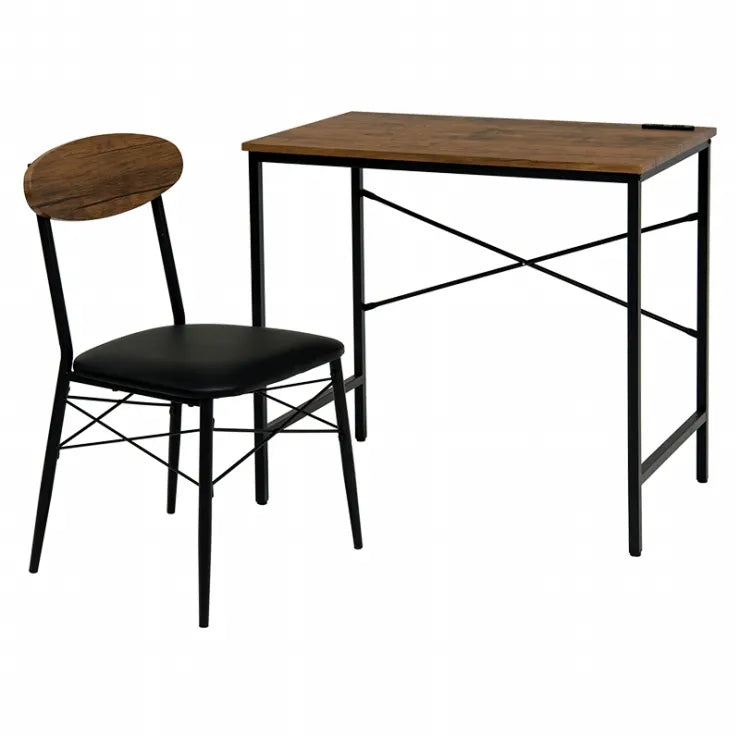 Folding leg table MT-6866 Width 105cm Depth 55cm Height 32(7)cm Folding center table Natural Brown Wooden table Solid Iron Retro Cafe table Wood table Modern Scandinavian Stylish Cute Industrial
