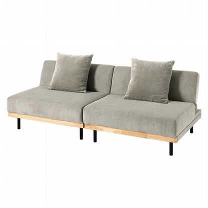 4WAY ソファベッド LSF-4441 幅180cm 奥行き85～97cm 高さ65～38/53～26cm 座面高さ38/26cm