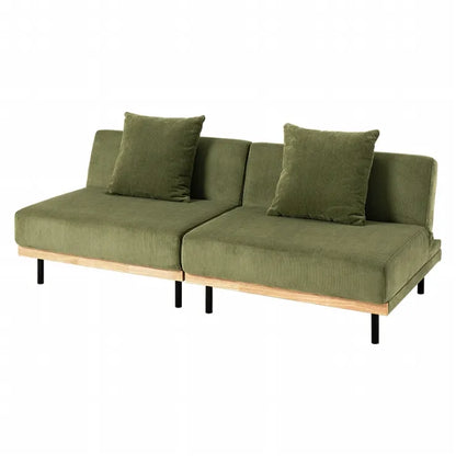 4WAY ソファベッド LSF-4441 幅180cm 奥行き85～97cm 高さ65～38/53～26cm 座面高さ38/26cm
