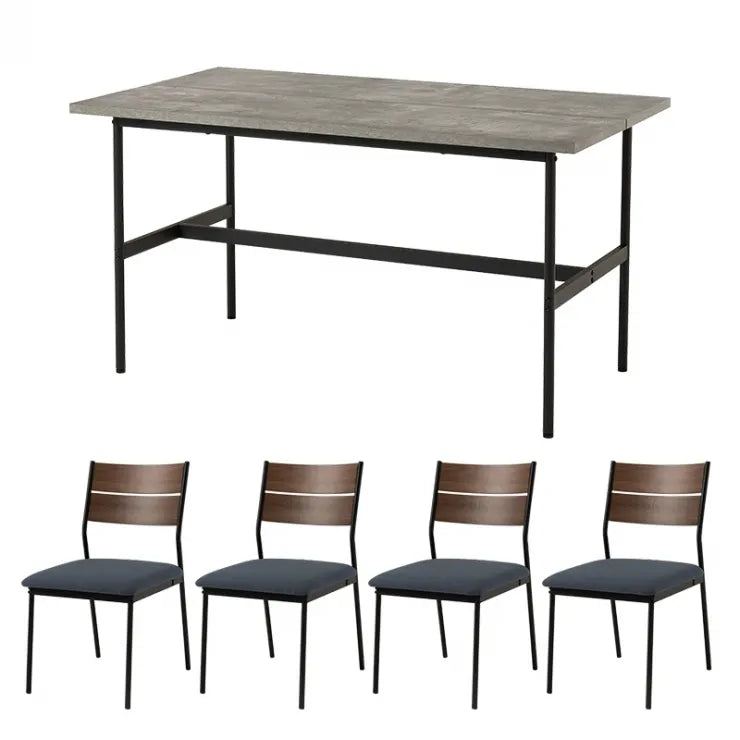 Folding leg table MT-6866 Width 105cm Depth 55cm Height 32(7)cm Folding center table Natural Brown Wooden table Solid Iron Retro Cafe table Wood table Modern Scandinavian Stylish Cute Industrial