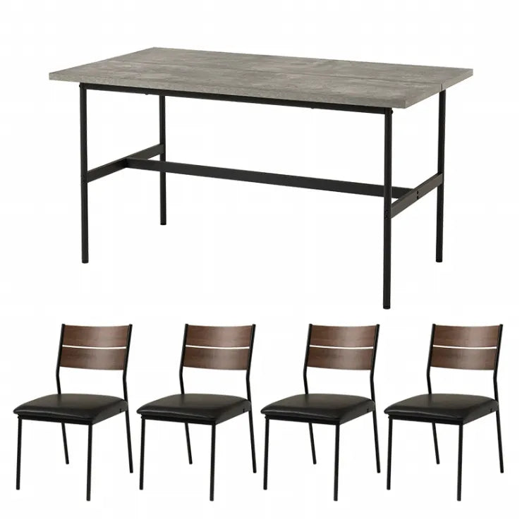 Folding leg table MT-6866 Width 105cm Depth 55cm Height 32(7)cm Folding center table Natural Brown Wooden table Solid Iron Retro Cafe table Wood table Modern Scandinavian Stylish Cute Industrial