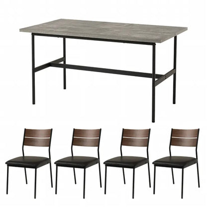 Folding leg table MT-6866 Width 105cm Depth 55cm Height 32(7)cm Folding center table Natural Brown Wooden table Solid Iron Retro Cafe table Wood table Modern Scandinavian Stylish Cute Industrial