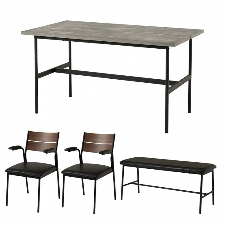 Table pliante MT-6866 Largeur 105 cm Profondeur 55 cm Hauteur 32 (7) cm Table centrale pliante Table en bois marron naturel Fer massif Table de café rétro Table en bois Moderne Scandinave Élégant Mignon Industriel