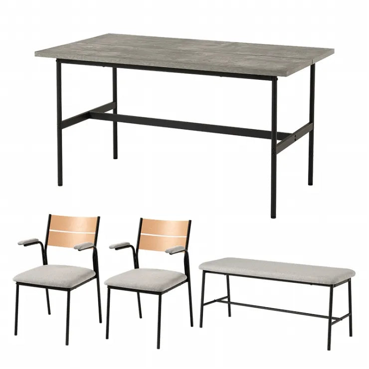 Table pliante MT-6866 Largeur 105 cm Profondeur 55 cm Hauteur 32 (7) cm Table centrale pliante Table en bois marron naturel Fer massif Table de café rétro Table en bois Moderne Scandinave Élégant Mignon Industriel