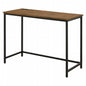 Folding leg table MT-6866 Width 105cm Depth 55cm Height 32(7)cm Folding center table Natural Brown Wooden table Solid Iron Retro Cafe table Wood table Modern Scandinavian Stylish Cute Industrial