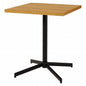 Folding leg table MT-6866 Width 105cm Depth 55cm Height 32(7)cm Folding center table Natural Brown Wooden table Solid Iron Retro Cafe table Wood table Modern Scandinavian Stylish Cute Industrial