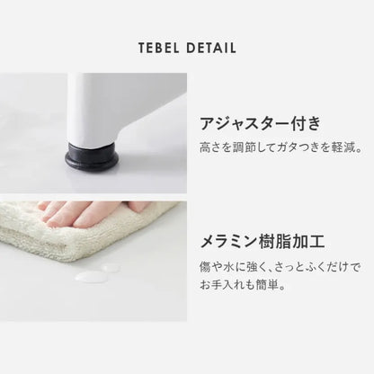 テーブル＆チェア3点セット LT-4931-48-3S 幅65cm 奥行き65cm 高さ70cm