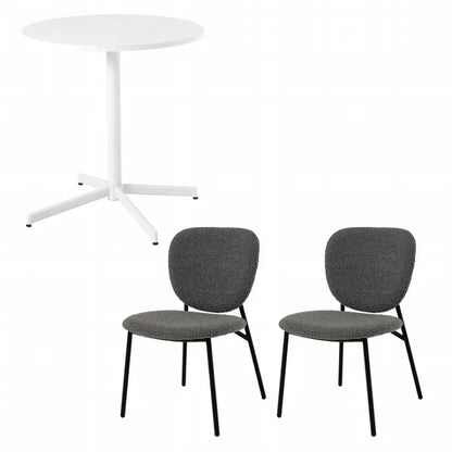 テーブル＆チェア3点セット LT-4931-48-3S 幅65cm 奥行き65cm 高さ70cm