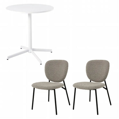 テーブル＆チェア3点セット LT-4931-48-3S 幅65cm 奥行き65cm 高さ70cm