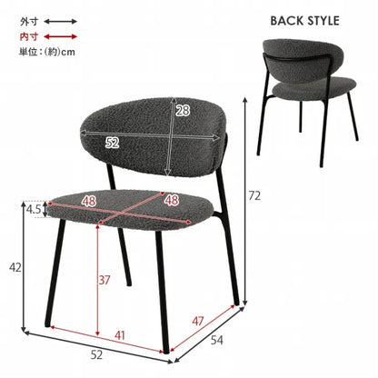 テーブル＆チェア3点セット LT-4931-49-3S 幅65cm 奥行き65cm 高さ70cm