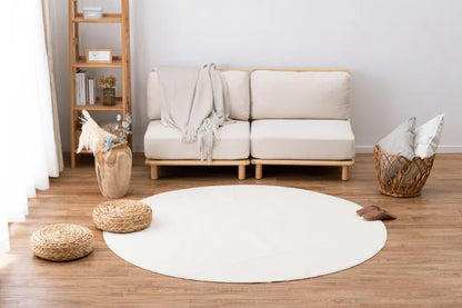 洗えるラグ メレンゲタッチ 幅185cm 奥行き185cm