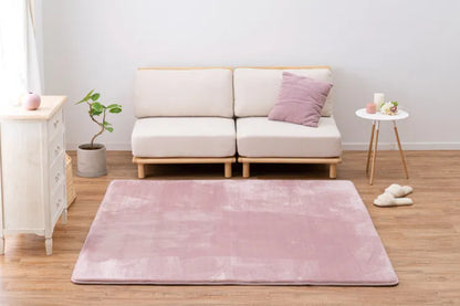 洗える低反発ラグ メレンゲタッチ 幅185cm 奥行き185cm